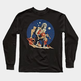 ROBOT damsel in distress Long Sleeve T-Shirt